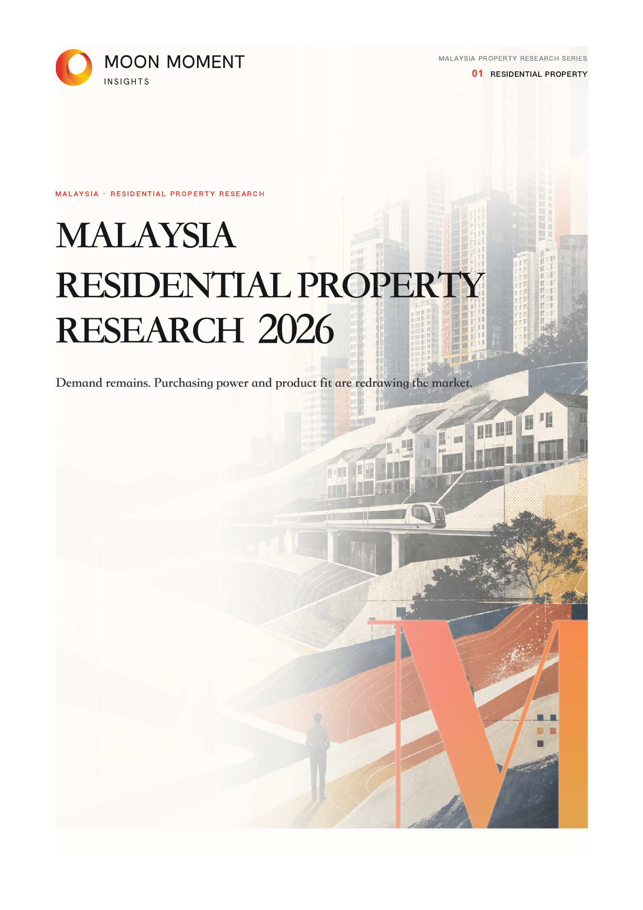 English full-report cover: Malaysia Residential Property Research 2026